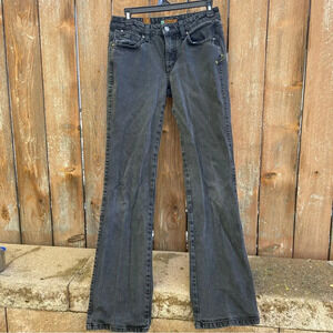 WRANGLER Women’s Black Straight Leg Short Rise Aura Jean Size 4